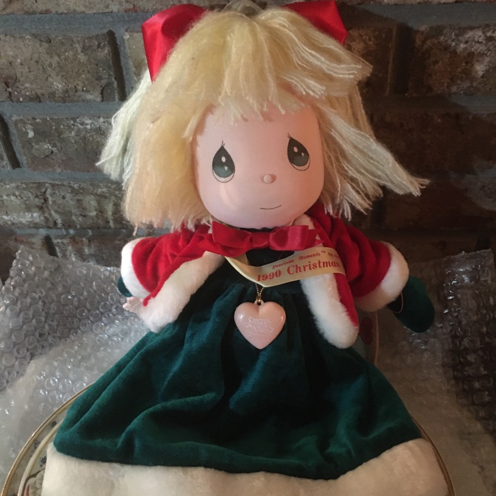 Vintage 1990 Precious Moments Christmas Special Edition Doll
